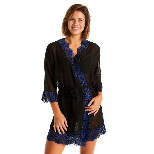 Kimono noir Abordage Pomm Poire