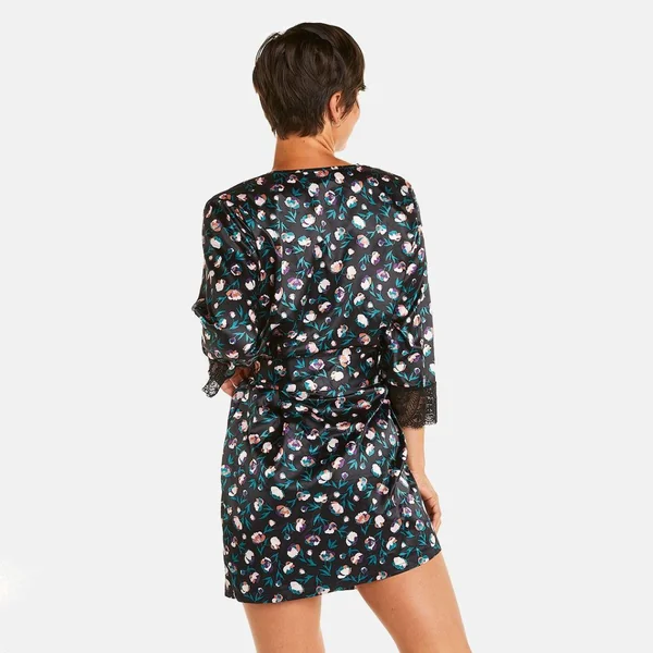 Kimono noir Impériale Pomm Poire