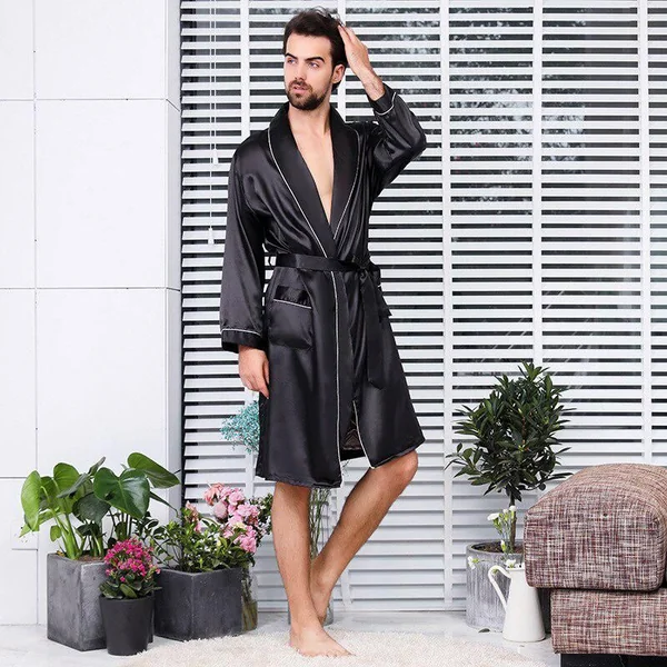 Kimono Satin Homme Luxe