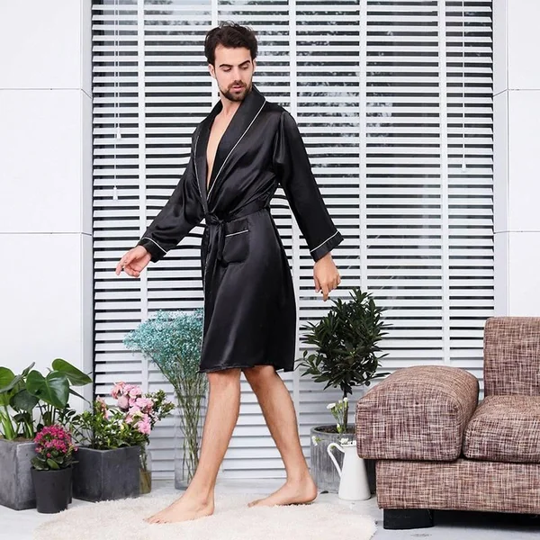 Kimono Satin Homme Luxe