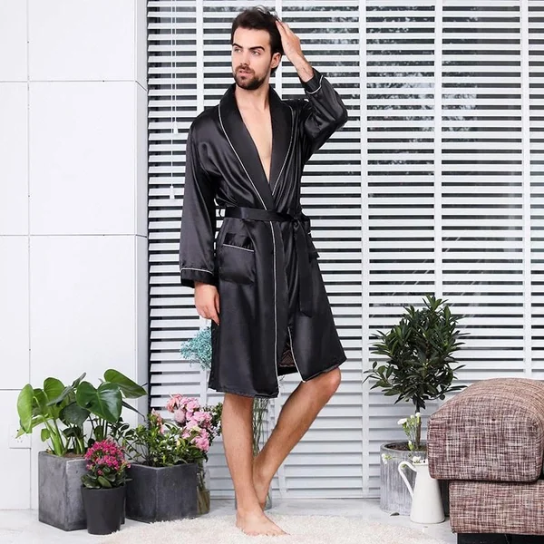 Kimono Satin Homme Luxe