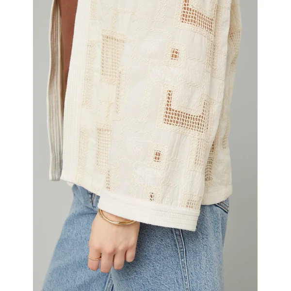 Kimono style bohème Naturel