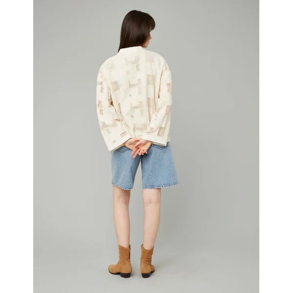 Kimono style bohème Naturel