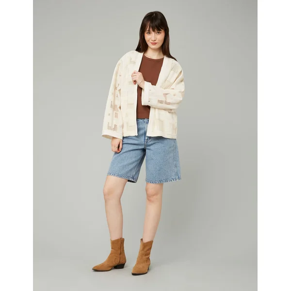 Kimono style bohème Naturel