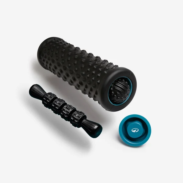 Kit de massage : rouleau, balle et stick de massage