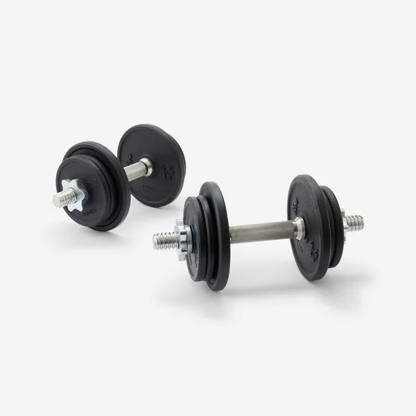 Kit haltères de musculation 20 kg avec disque de fonte en partie recyclée