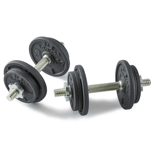 Kit haltères de musculation 20 kg avec disque de fonte en partie recyclée