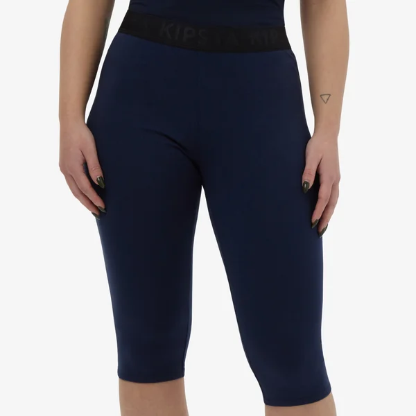 Legging en coton bleu pour volleyeuses