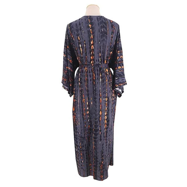 Long Kimono Noir Femme