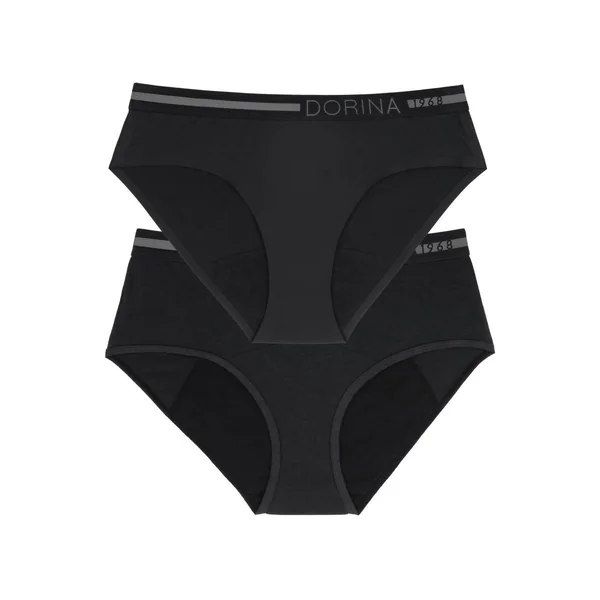 Lot 2 culottes menstruelle mix - Noir Dorina