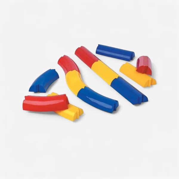 Lot de 12 poutres arrondies basses