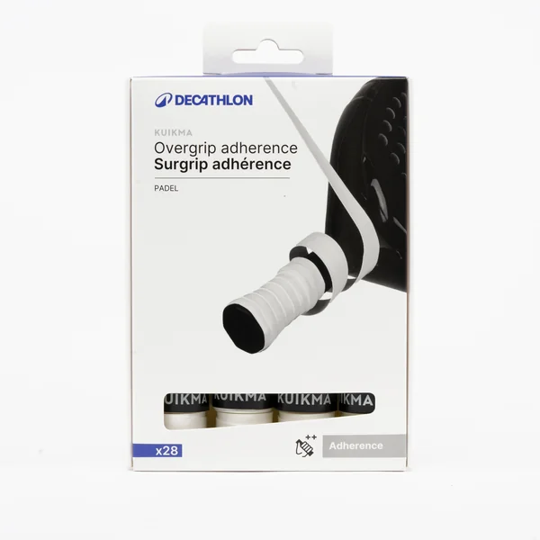 Lot de 28 Surgrips de padel - Kuikma ADHERENCE blanc