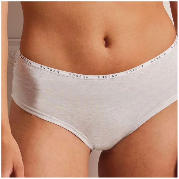 Lot de 2 boxers noir/gris Lola Morgan Lingerie