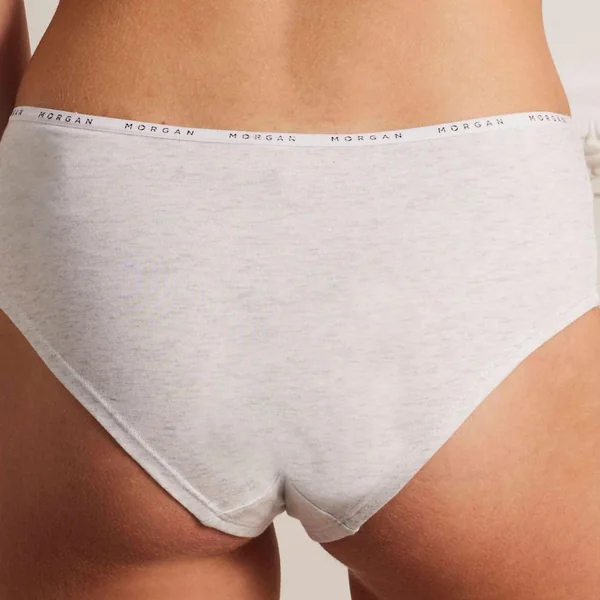 Lot de 2 boxers noir/gris Lola Morgan Lingerie