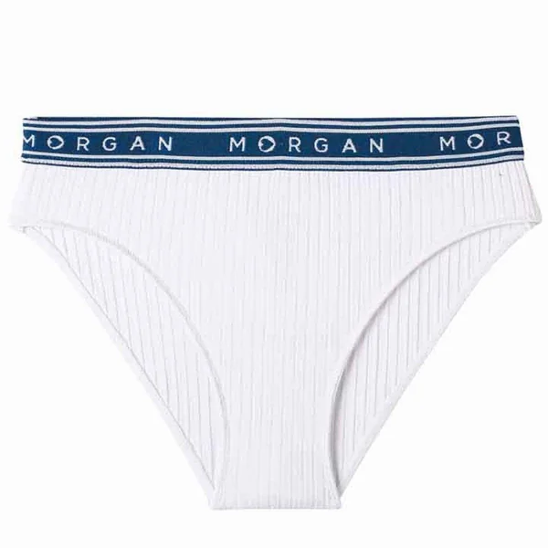Lot de 2 culottes - Blanc/Bleu Morgan Lingerie JESS Morgan Lingerie
