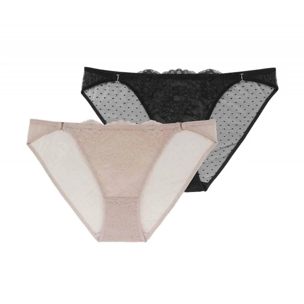 Lot de 2 Culottes classiques - Noire et Nude Dorina Dorina
