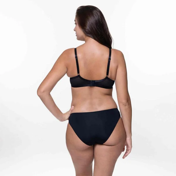 Lot de 2 Culottes classiques - Noire et Rose Dorina Dorina