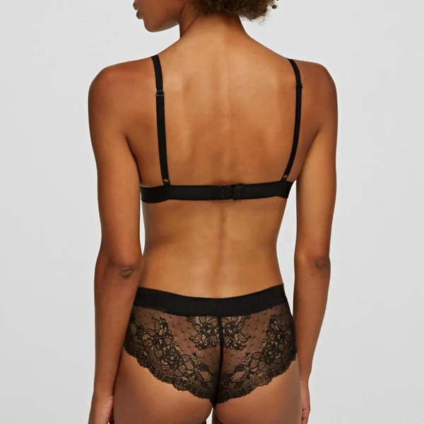 Lot de 2 Culottes Dentelles Noires Karl Lagerfeld