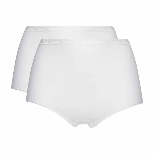 Lot de 2 culottes hautes - Blanc Playtex Coton Bio Playtex