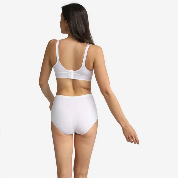 Lot de 2 culottes hautes - Blanc Playtex Coton Bio Playtex