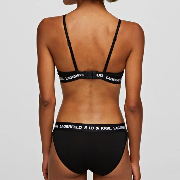 Lot de 2 Culottes Logotypées Noires Karl Lagerfeld