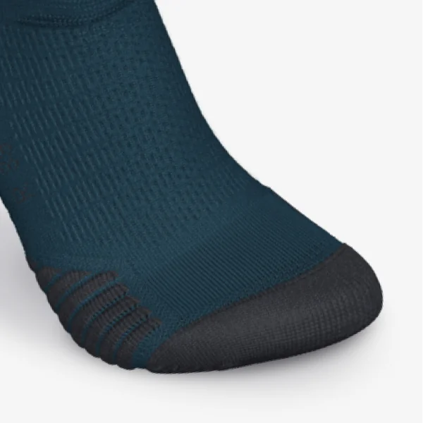 Lot de 2 paires de chaussettes de running run500 epaisses mid bleu