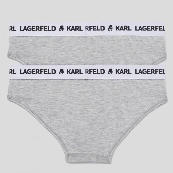 Lot de 2 Shorties Logotypés Gris Karl Lagerfeld