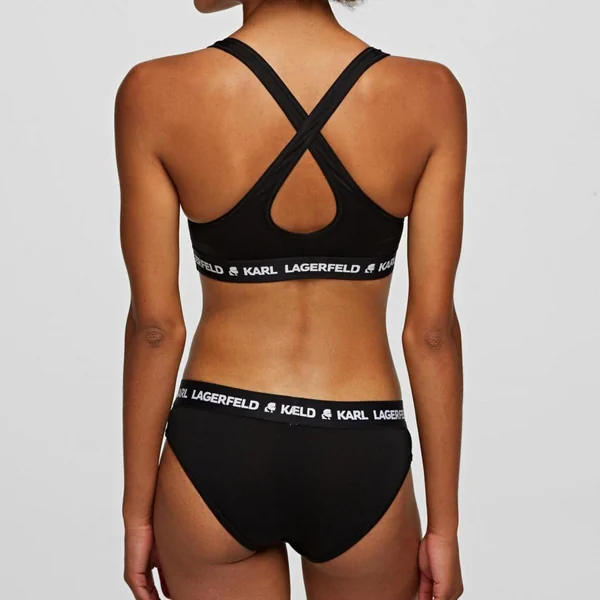 Lot de 2 Shorties Logotypés Noirs Karl Lagerfeld