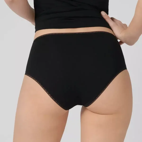 Lot de 2 slips midi Noir sloggi GO Midi C2P BLACK en coton Sloggi
