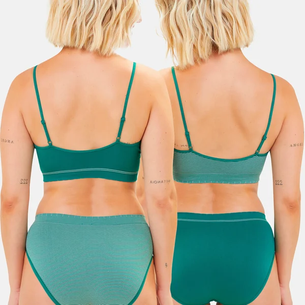 Lot de 2 slips vert Billet Doux