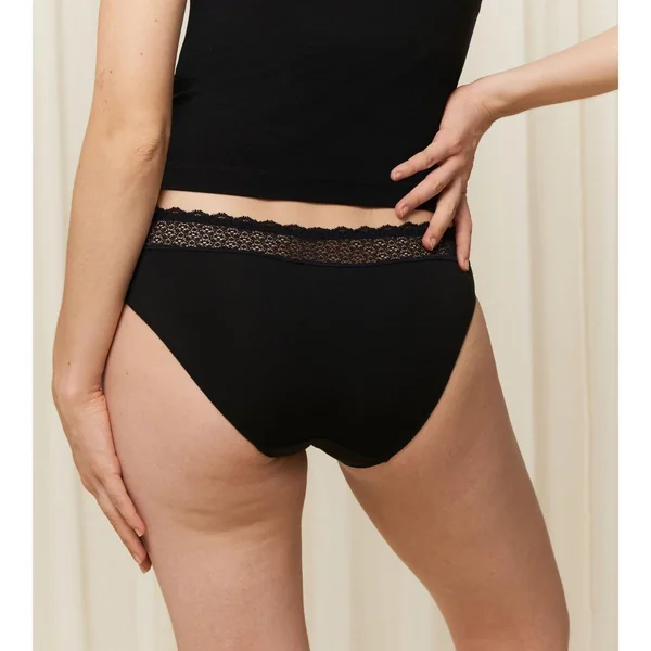 Lot de 2 Slips échancrés Noir Feel of Modal Tai 2P Triumph