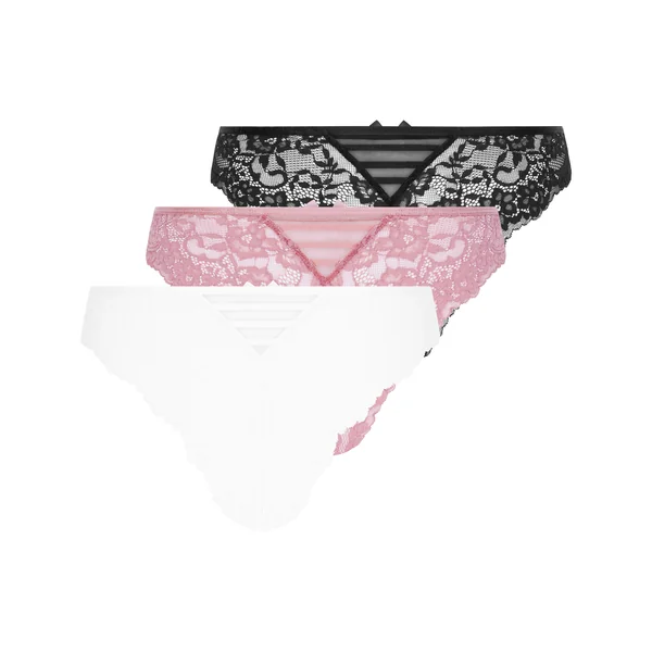 Lot de 3 culottes brésiliennes Belle - Rose