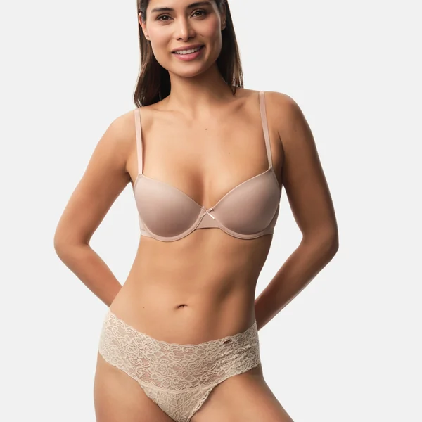 Lot de 3 culottes classiques Corail/Beige/Noire Dorina