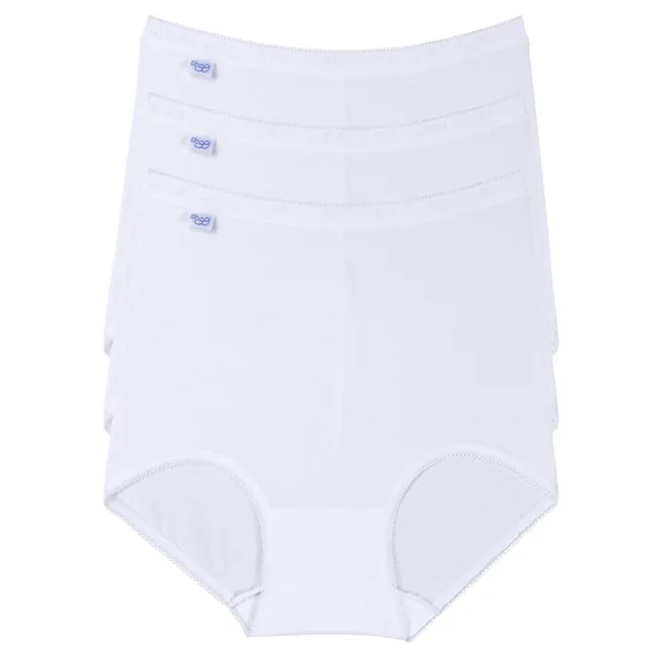 Lot de 3 culottes classiques Sloggi Basic Blanches en coton Sloggi