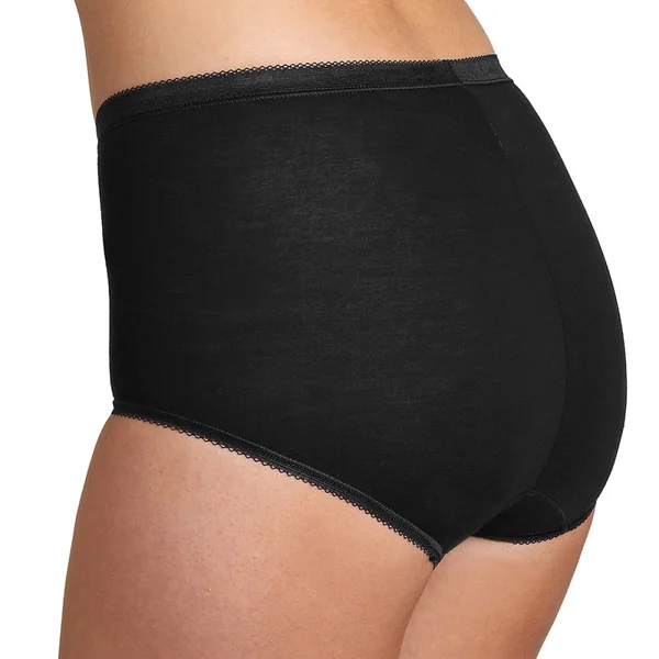 Lot de 3 culottes classiques Sloggi Basic Noires en coton Sloggi