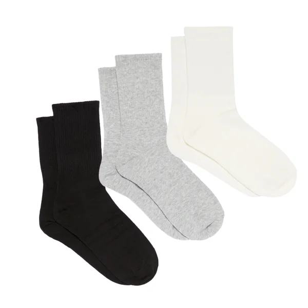 Lot de 3 paires de chaussettes en coton