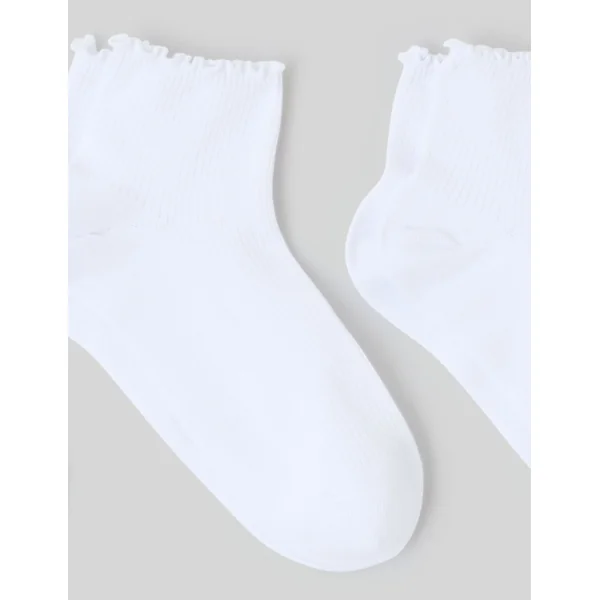 Lot de 3 paires de chaussettes froufrou Blanc