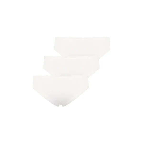 Lot de 3 shorts brésiliens en coton Georgia - Blanc