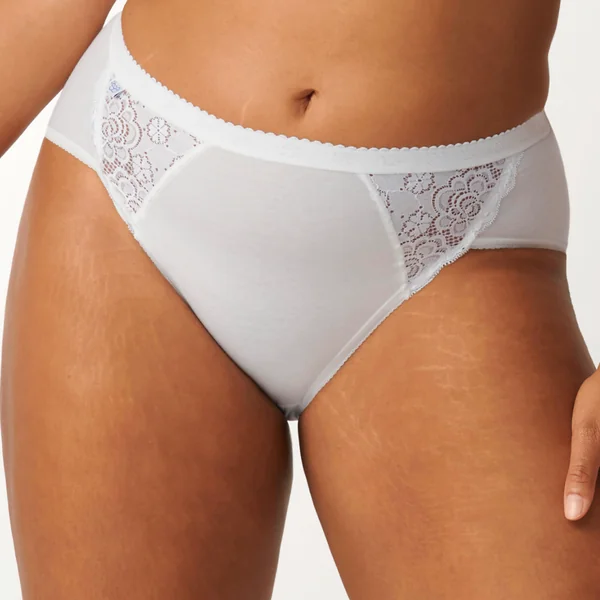 Lot de 4 culottes classiques Sloggi Chic Blanc en coton Sloggi