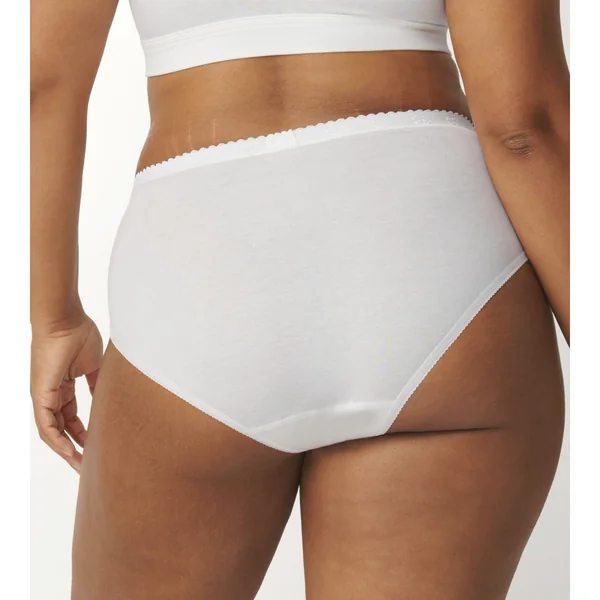 Lot de 4 culottes classiques Sloggi Chic Blanc en coton Sloggi