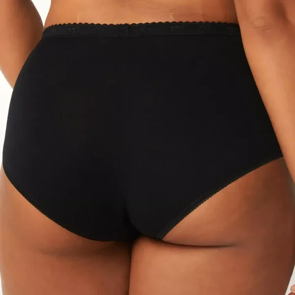 Lot de 4 culottes classiques Sloggi Chic Noires Sloggi