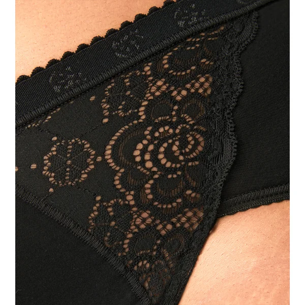 Lot de 4 culottes classiques Sloggi Chic Noires Sloggi