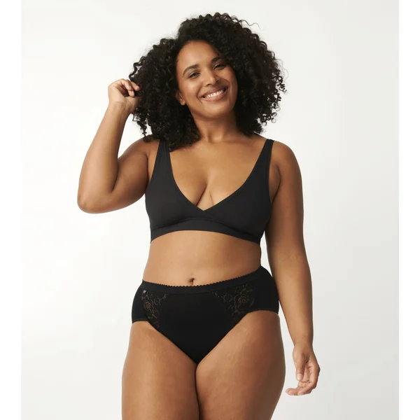 Lot de 4 culottes classiques Sloggi Chic Noires Sloggi