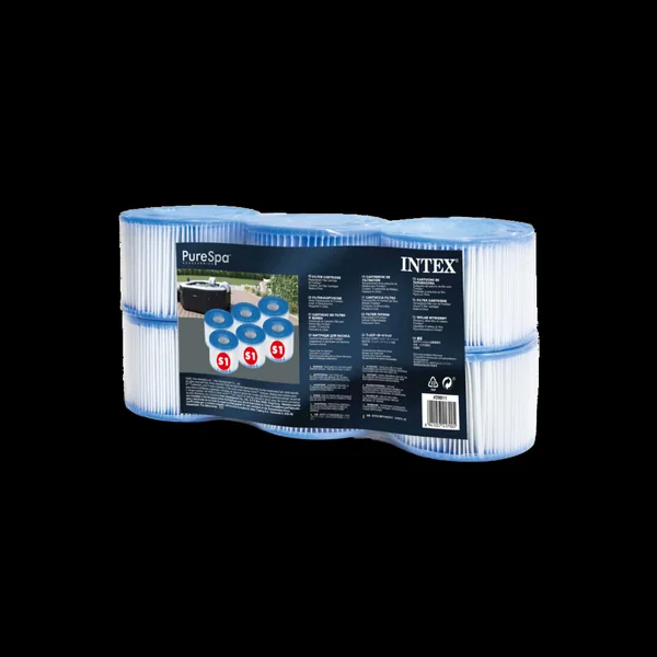 Lot de 6 cartouches de filtration spa gonflable