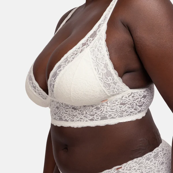 Lot de deux bralettes rembourées légères Vert /Ivoire Dorina