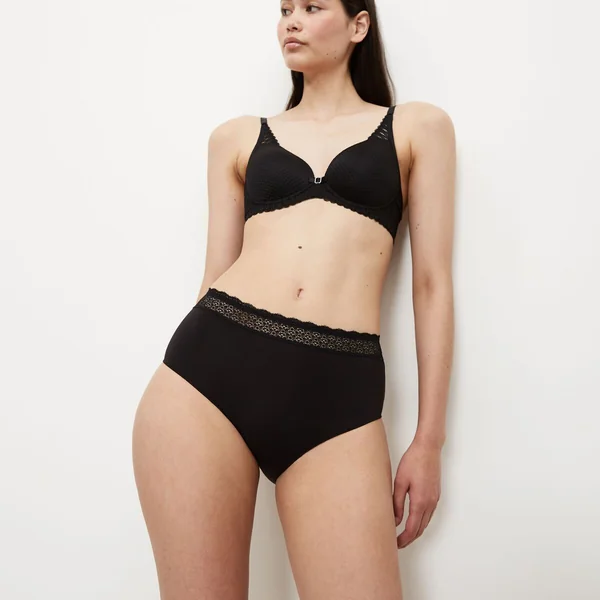 Lot de deux culottes midi noires Triumph
