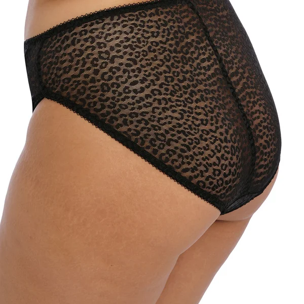 LUCIE Slip jambe échancrée black Elomi