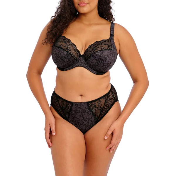 LUCIE Slip jambe échancrée black Elomi