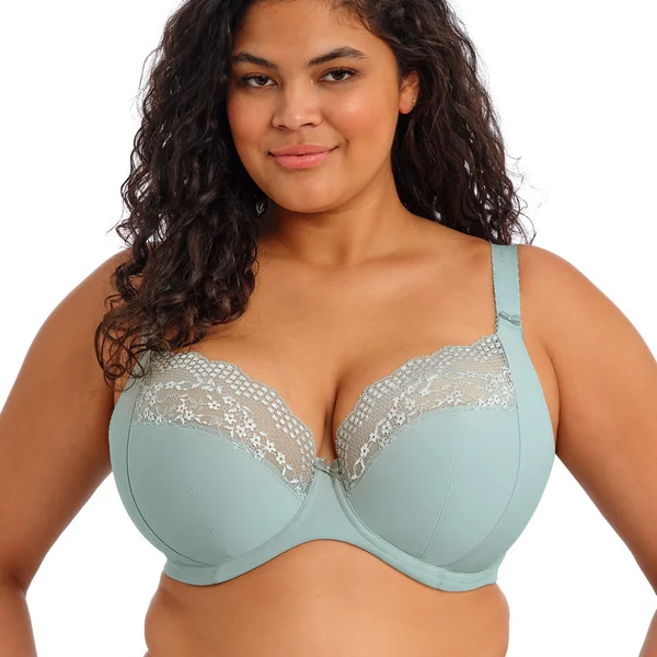LUCIE Soutien-gorge plongeant à armatures - STRETCH vert sauge Elomi