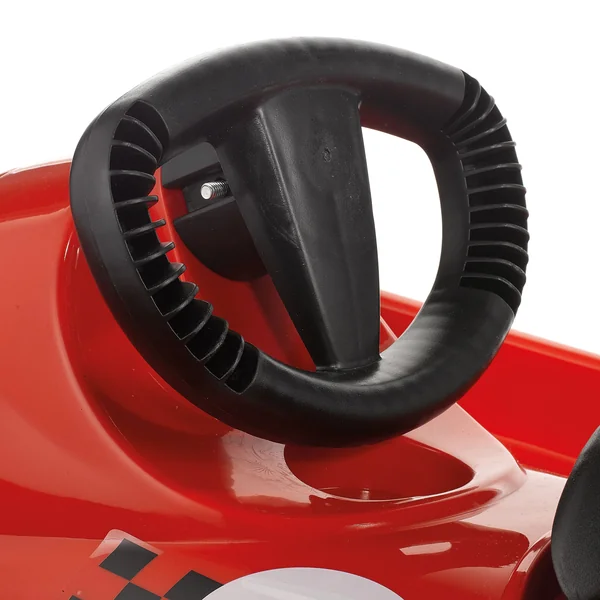 Luge Snow formel rouge enfant avec frein et volant